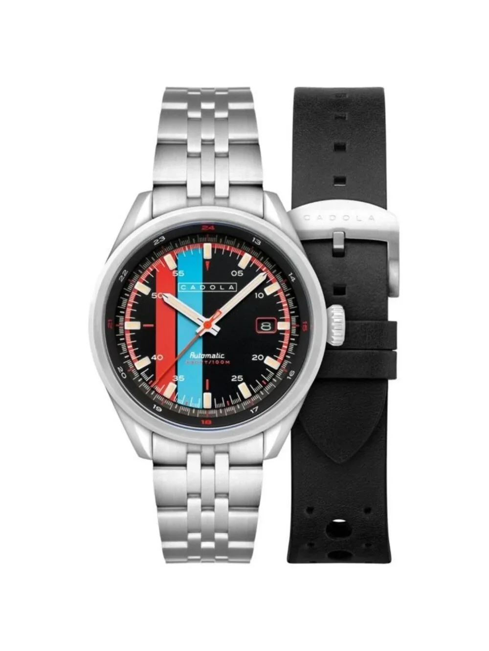 NWT Cadola Pista Automatic Black Dial Men's Watch